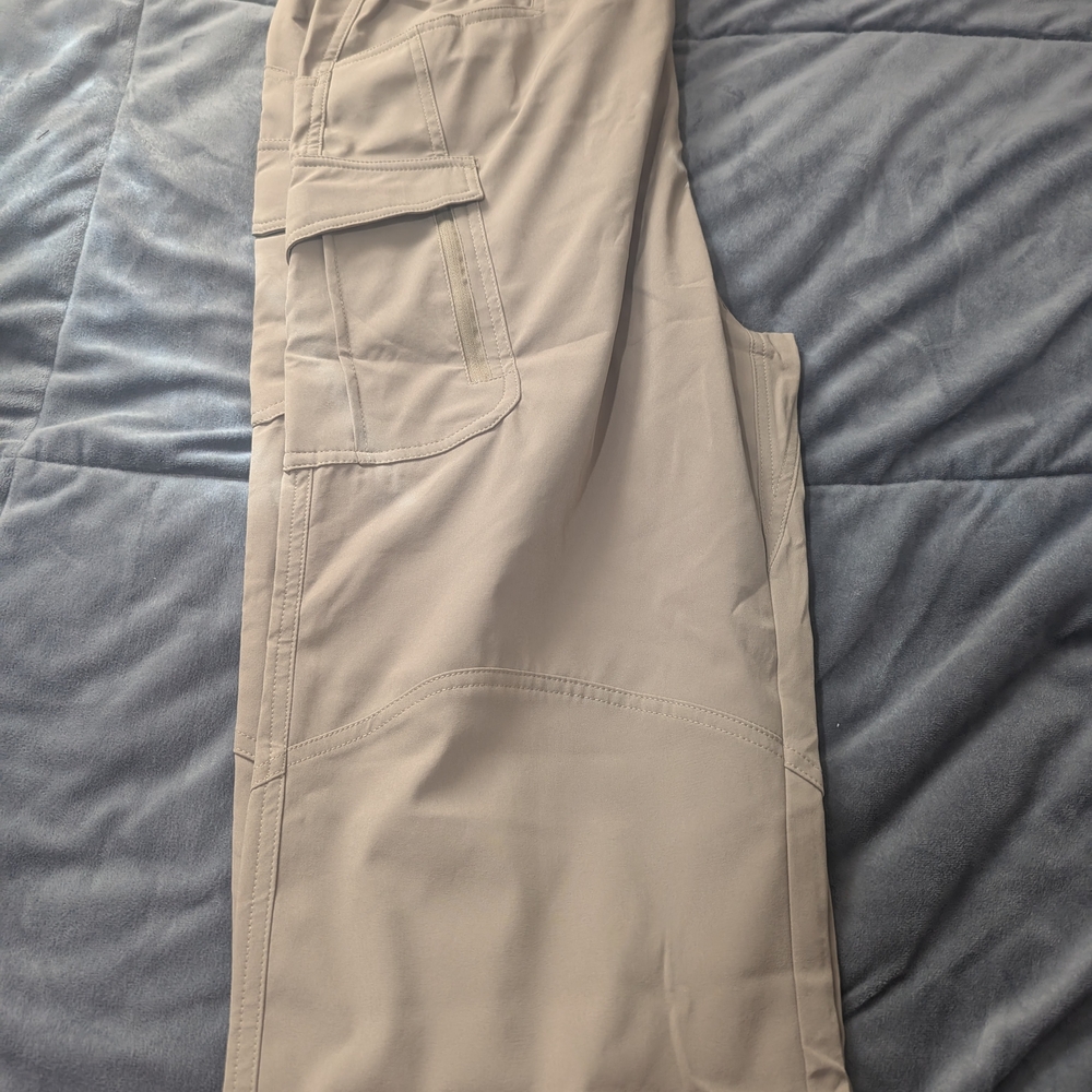 Men's Beige Cargo Pants